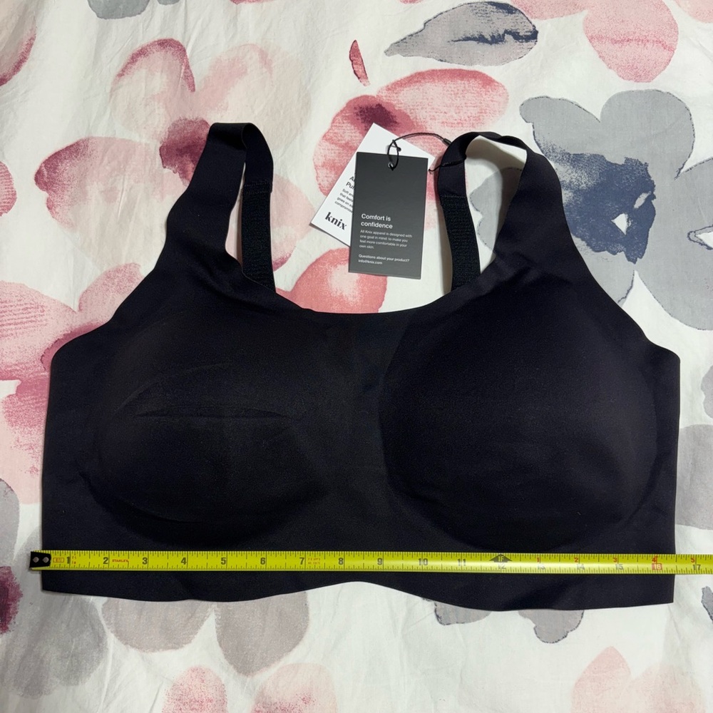 NWT Knix Padded Wireless Soft Comfy Adjustable Straps Black Bra Size XXL - Picture 8 of 8